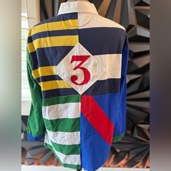 Polo by Ralph Lauren Multicolor Striped Rugby Shirt - Picture 3 of 3